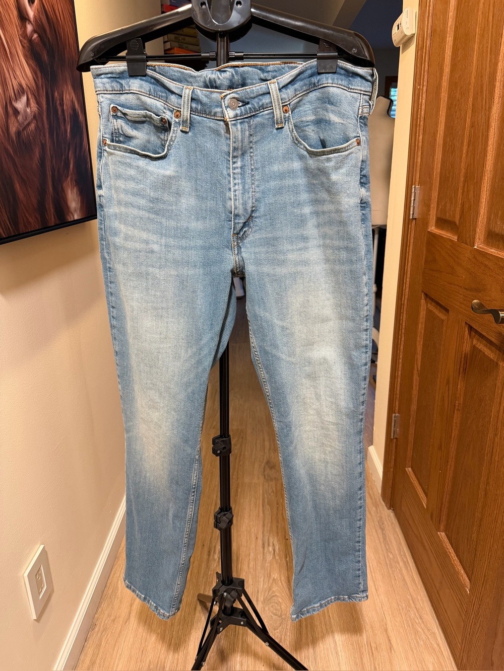 Levi’s 514 Men’s Straight Fit Jeans W36 L32 Light Wash
